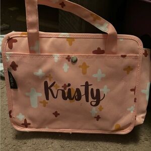 Bible case.   Never used. Very nice.  Purchased on Etsy.